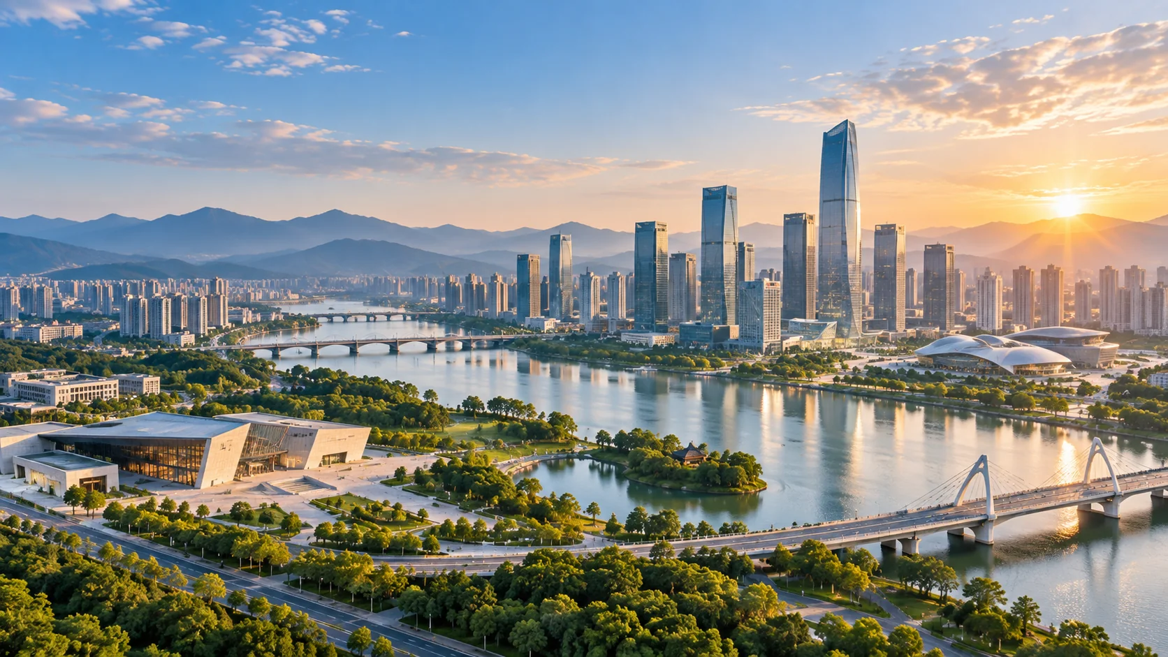 智慧城市场景示意